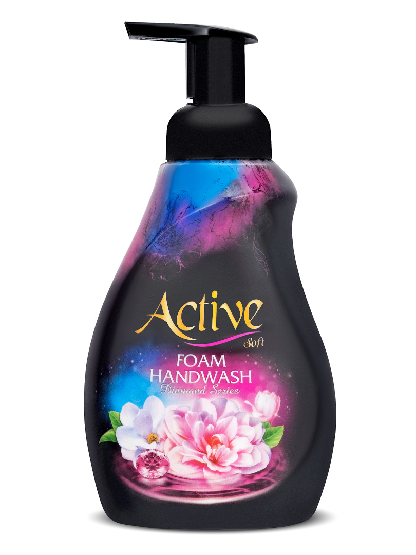 Пенка-мыло для рук Active Черный бриллиант 500мл 12ящ