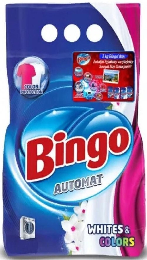 Bingo Стиральный порошок автомат для цветного белья 3кг