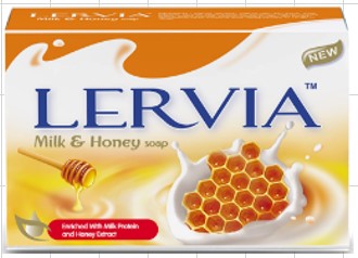 Мыло Молочное LERVIA Honey 90г 6шт 72ящ