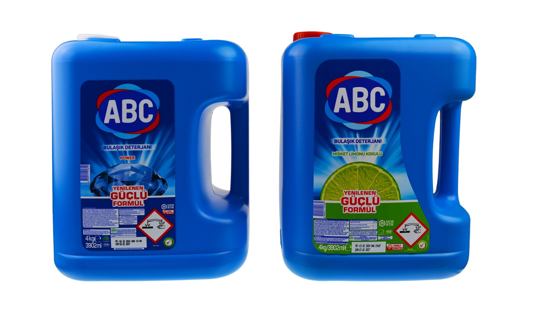 Гель для мытья посуды ABC 4л 4шт