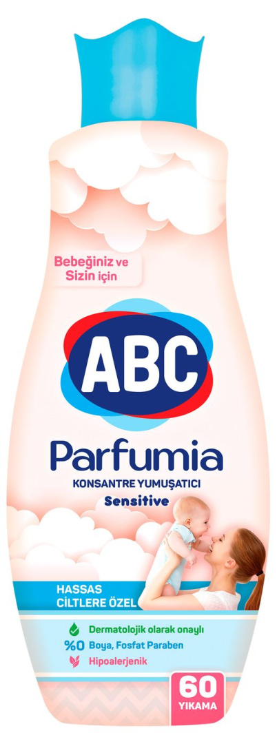 Кондиционер для белья ABC Sensitive 1440мл 9ящ