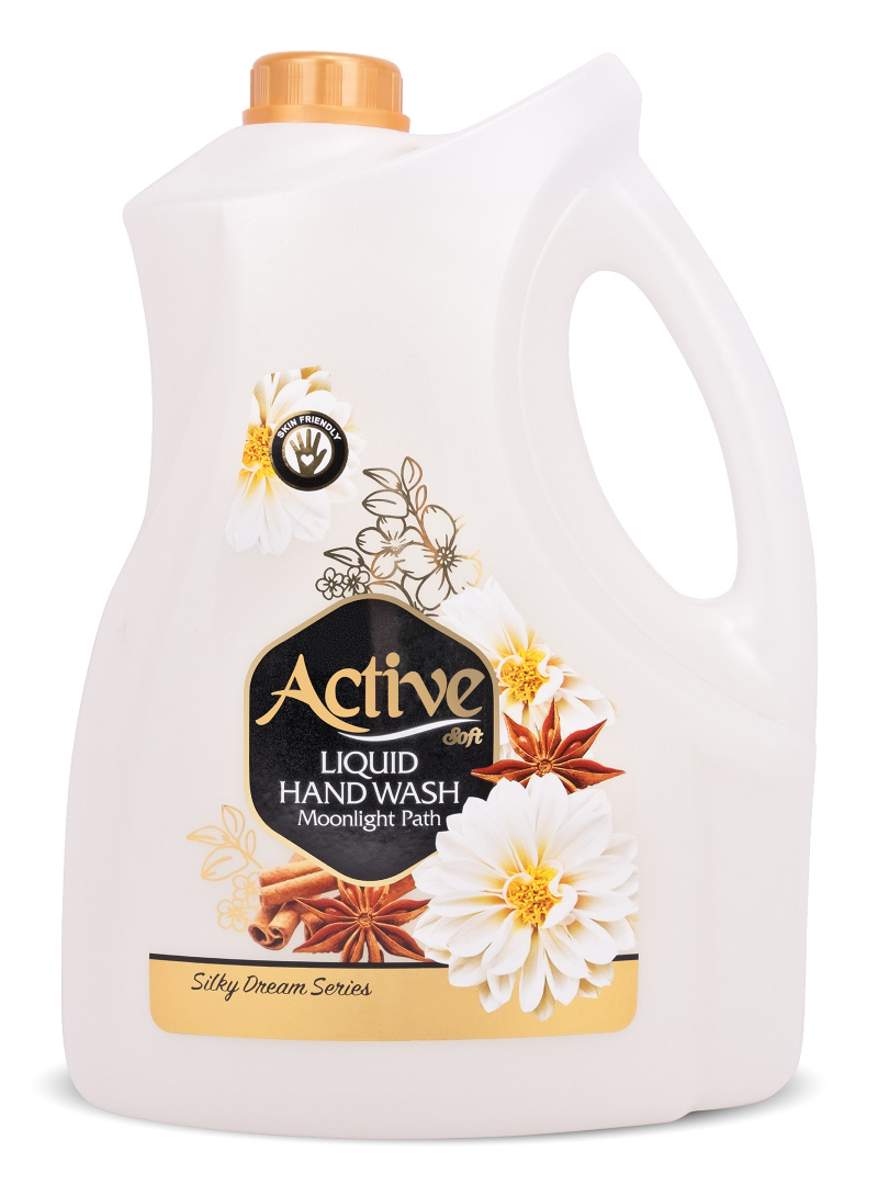 Жидкое мыло Active жемчуг парфюм Лунный свет White 3.75л 4ящ