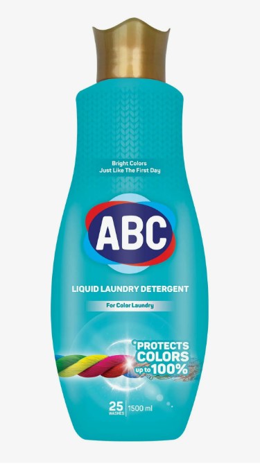 Гель ABC для стирки цветного белья 1,5л 9шт