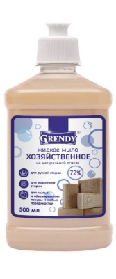 Мыло Хозяйственное жидкое Grendy 72% 1л 9ящ
