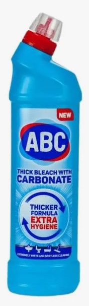 Чистящий гель для сантехники ABC Карбонат 750ml 18шт