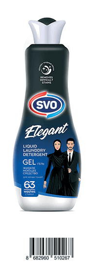 Гель SVO для стирки Черного белья 1.5л 9шт
