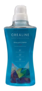 Гель для стирки белья Креалайн Color Blu призма 1.5л 9шт