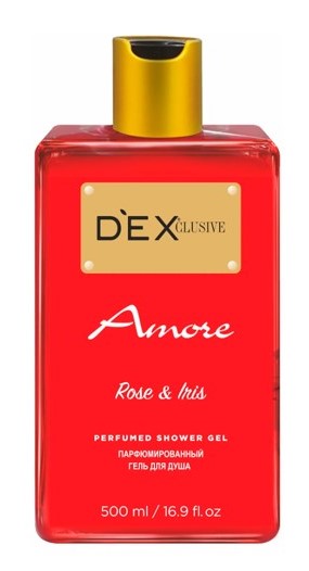 Гель для душа DEX AMORE красный 500мл 12шт