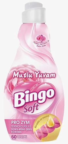 Bingo Кондиционер для белья Soft Happy home 1440мл 9шт