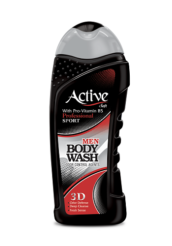Гель для душа Active Спорт 3D Blak 400мл 16шт 