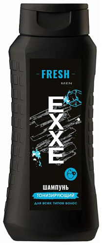 Шампунь мужской EXXE д/всех типов волос Fresh 400мл 12шт