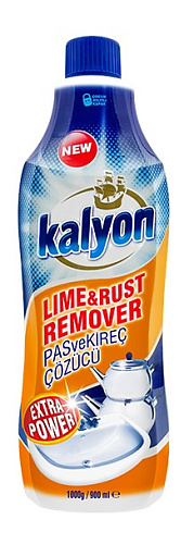 Средство гель для удаления извести и ржавчины Kalyon 900мл 12шт