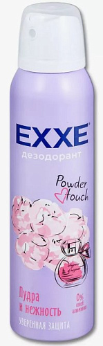 Дезодорант женский EXXE Пудра и нежность150мл 6шт